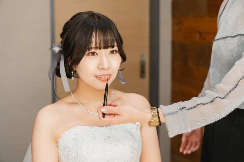 ご新婦様 お支度アップ