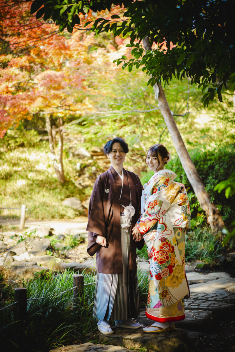 和装から撮影スタート