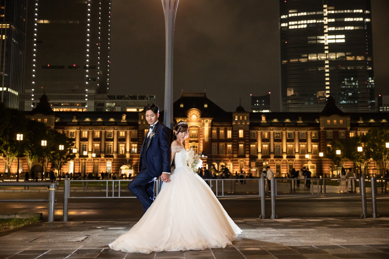 街灯に背中を預けてのポージング♪