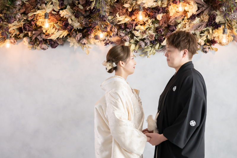 ドライフラワーに包まれて…!