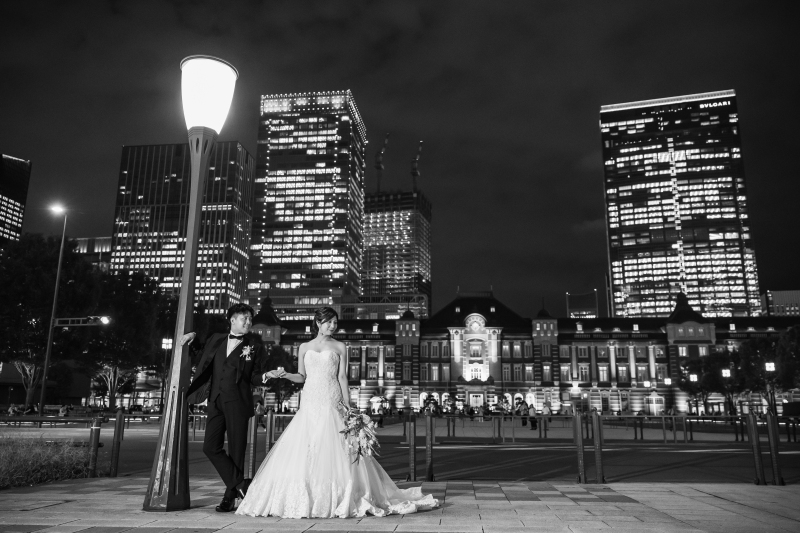 白黒写真にするだけでまた違った印象に!