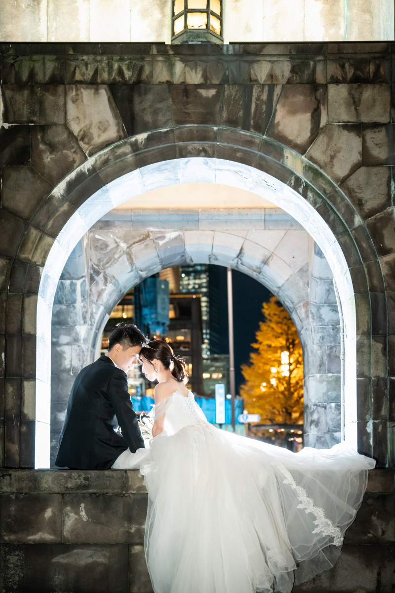 ガゼボに座って