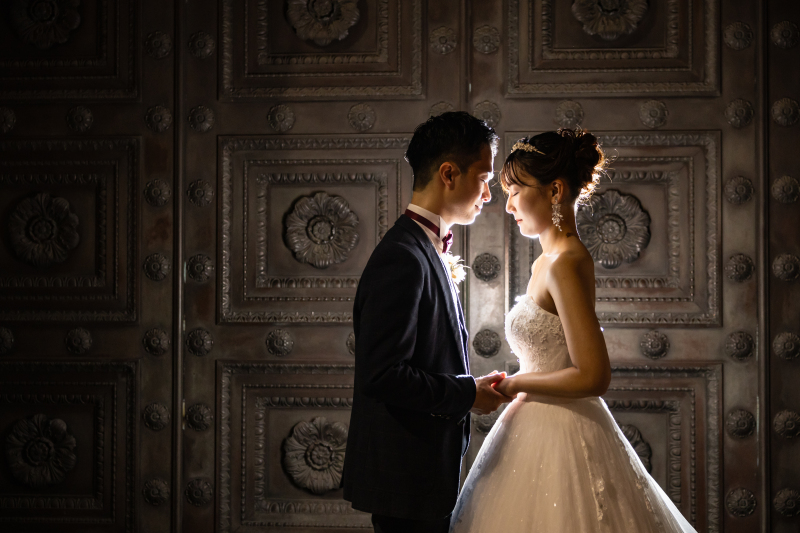 向かい合って‥‥