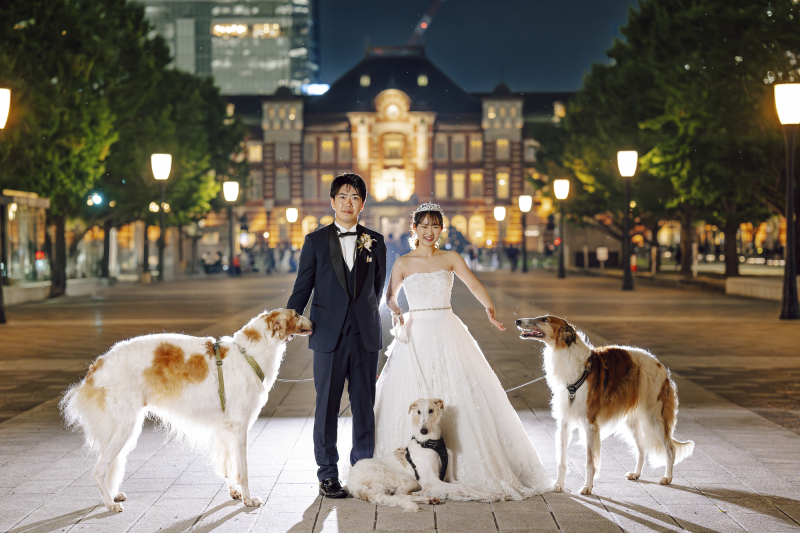 ワンちゃんと♡