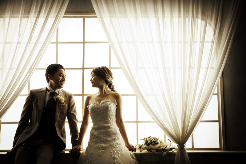 夕日に包まれて