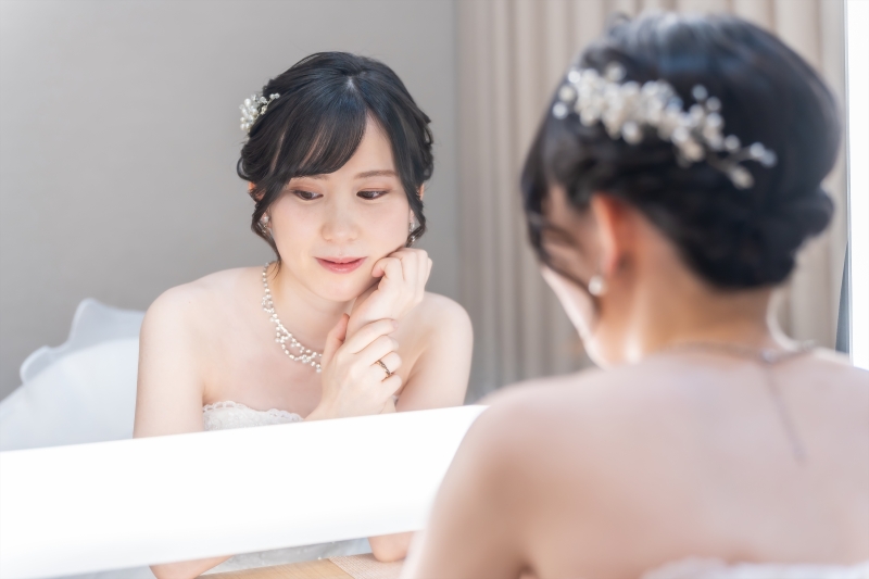 鏡の中の、幸せな私