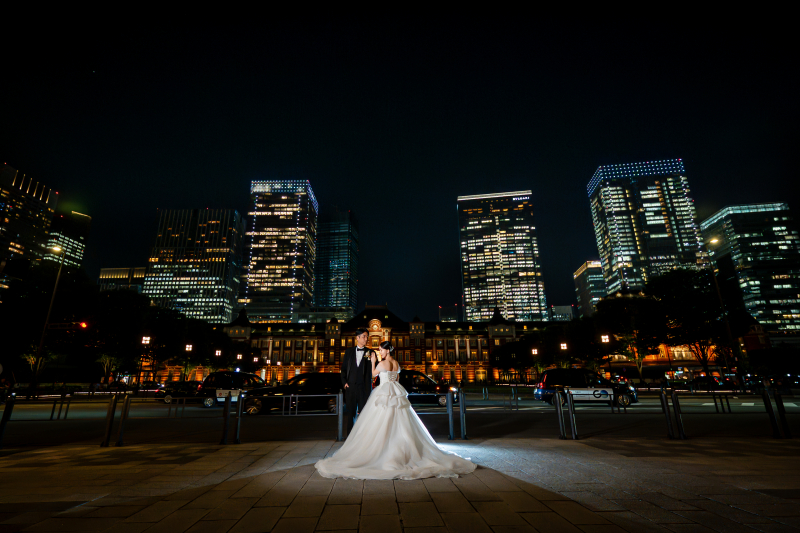 大人カッコよく!和装スタジオと夜のロケーション撮影♪