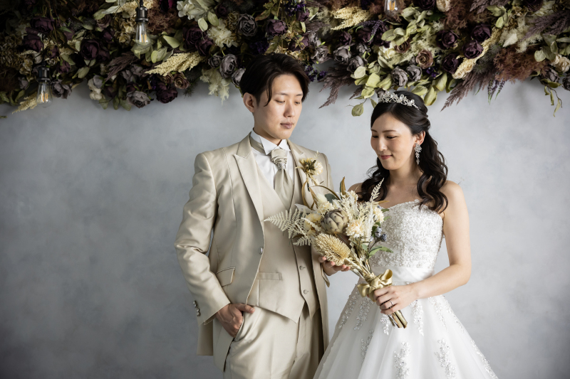 出発前のスタジオ撮影