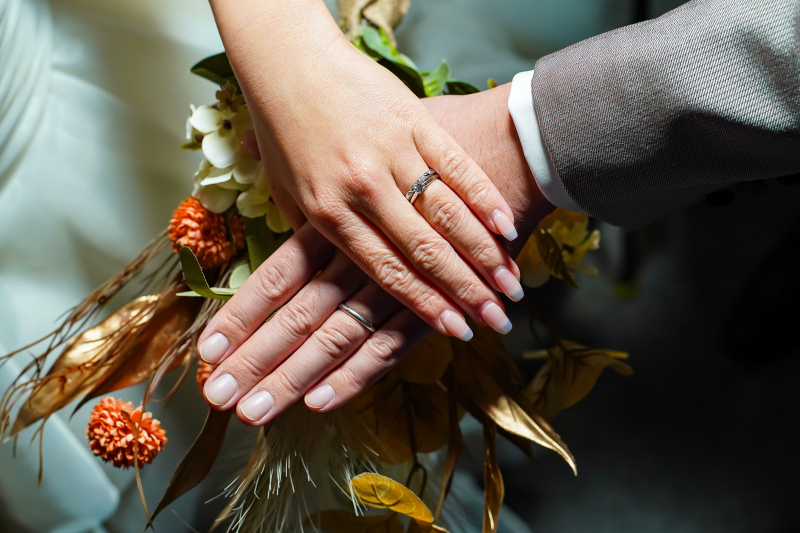 キラリと輝く二つのリング♪