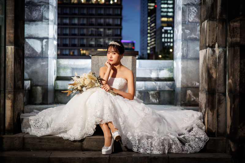 お座りショットはプリンセス感満載♡