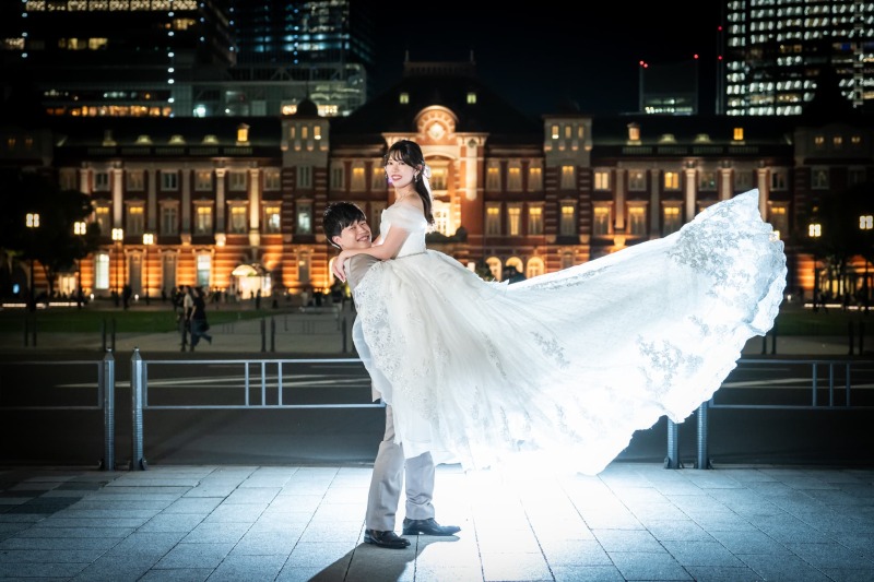 【360°美しいドレス姿で♡】和装スタジオ × 洋装3ロケーション撮影