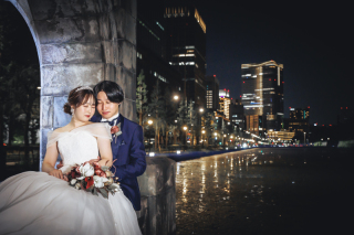 東京駅周辺での洋装2ロケーション！お得に素敵なフォトウェディングを叶えよう！