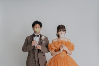 スタジオで完結！一生物の前撮りを