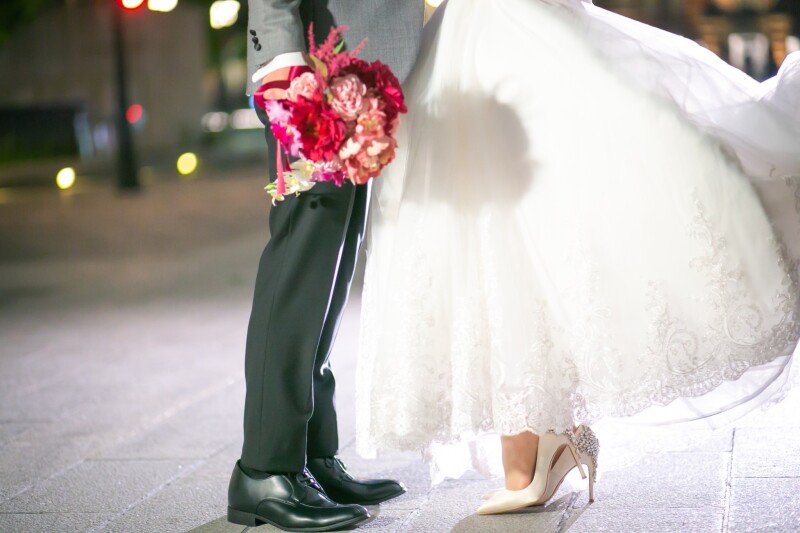 足元にフォーカス