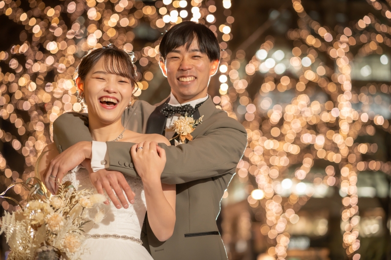 笑顔で撮影開始♥