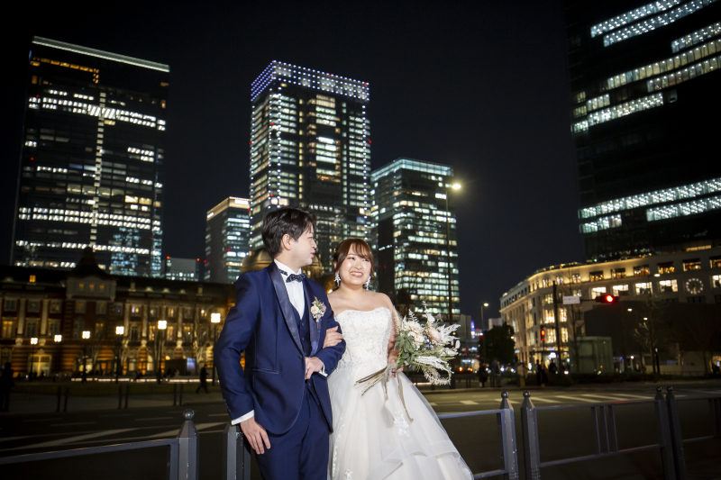 ビル群の明かりが♪