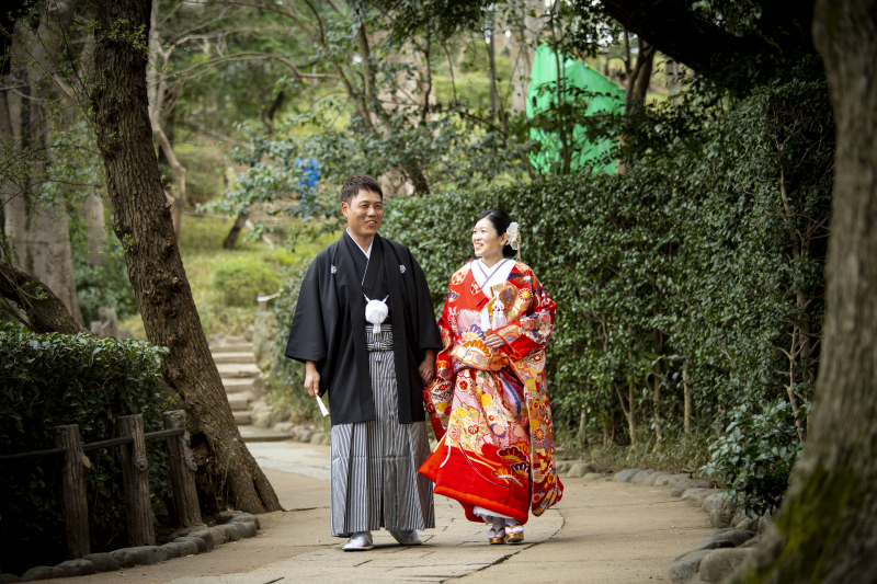 歩きながら自然な表情での撮影♪