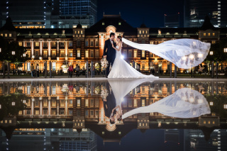 2つの素敵なロケーションで洋装前撮り！スタジオ撮影も楽しめるプラン♫