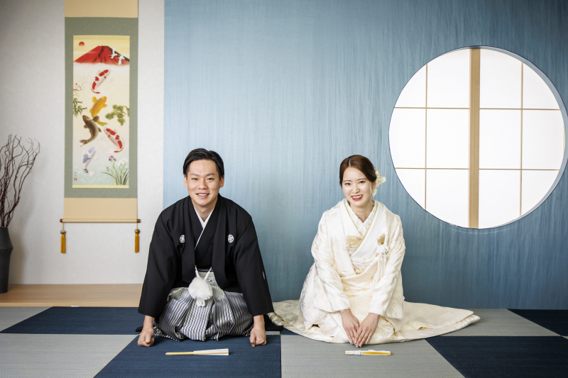 【掛け替えあり!】和装2着のスタジオとロマンチックな洋装夜ロケーション