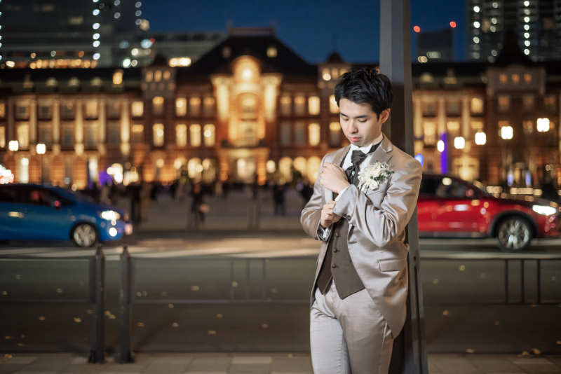 ご新郎様ソロショット