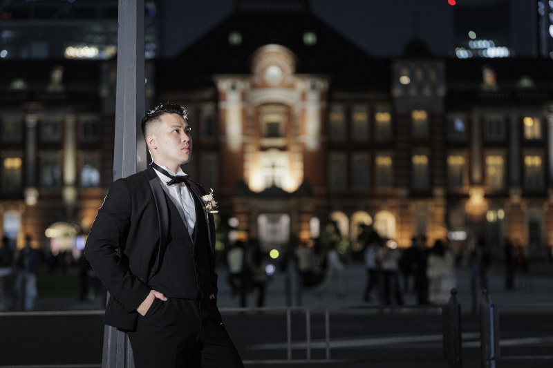 ご新郎様ソロショット