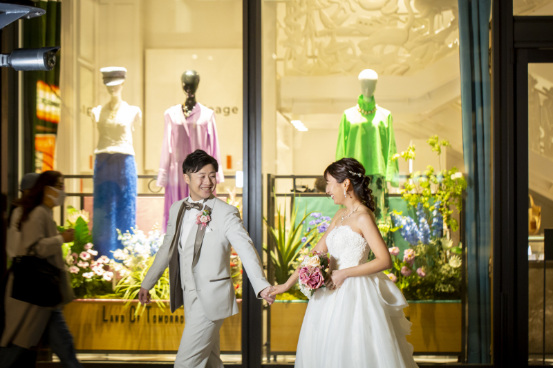 丸の内仲通りでのショット♪