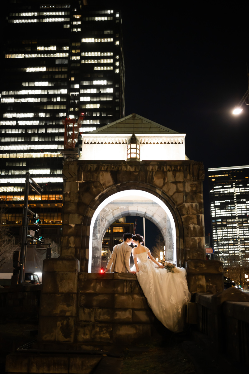 ロマンチックな夜景と一緒に