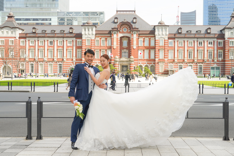 ドレスをなびかせて!