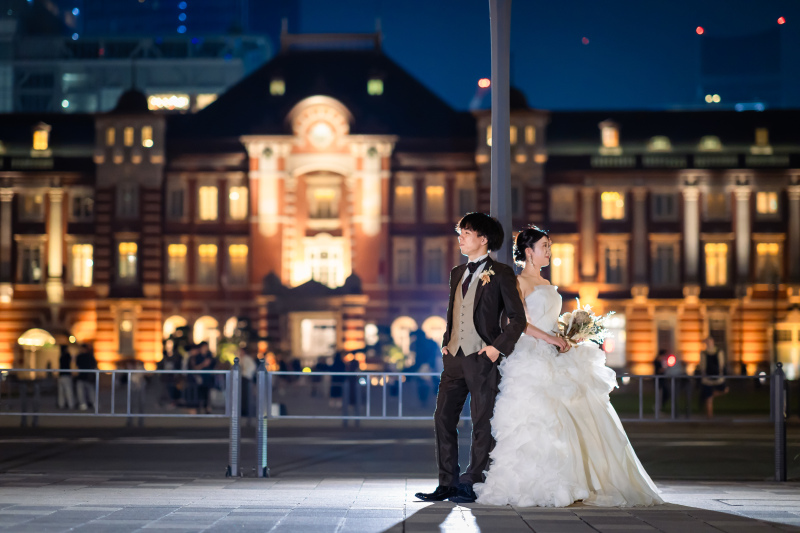 キラキラ夜のデート風