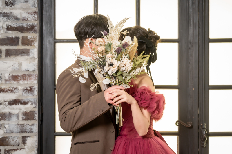 ブーケをいかして