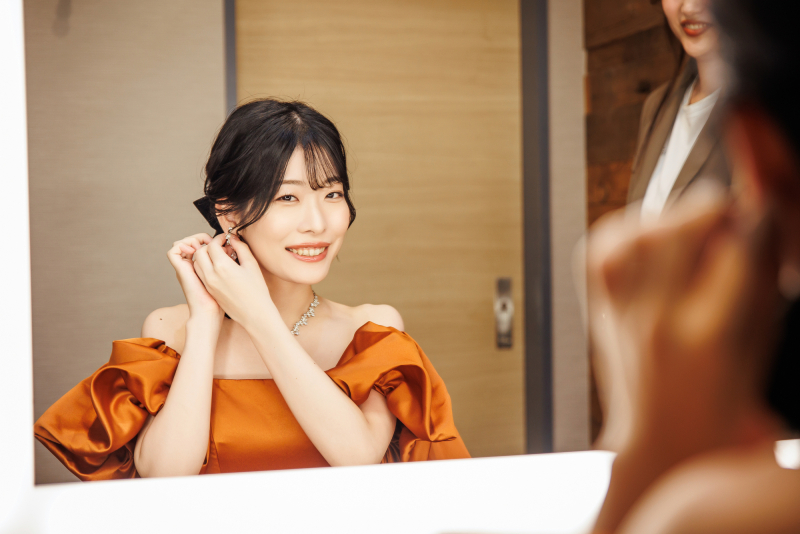 お支度中のワンシーン♫
