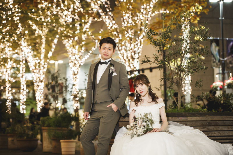 イルミネーションに包まれて