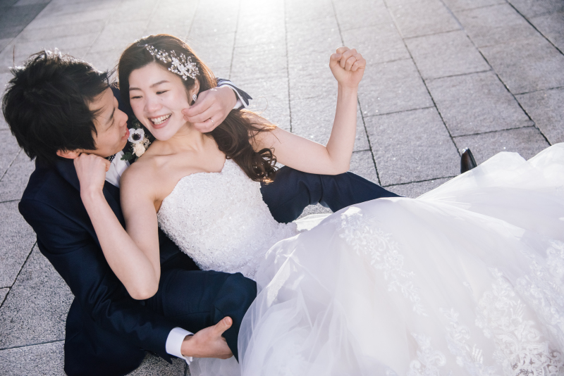 お座りショット