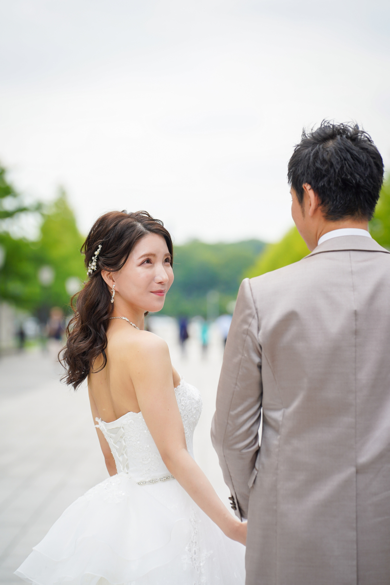 振り返りショット