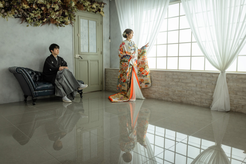 自然光を感じるカット