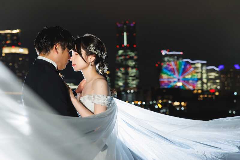 なびくベール♡