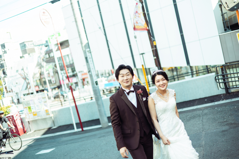 お二人思い出の街で♪