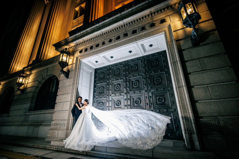 ベールをパサっと煌びやかに♡