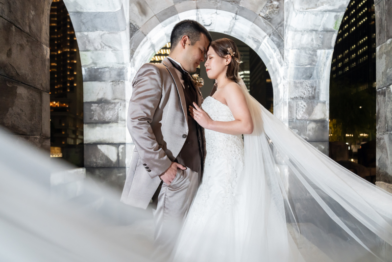 ロングベールを活かして