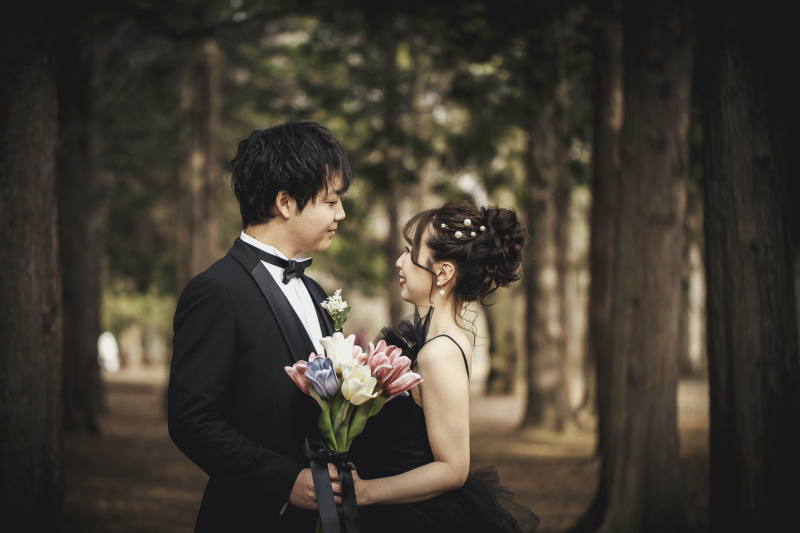 雑木林での撮影