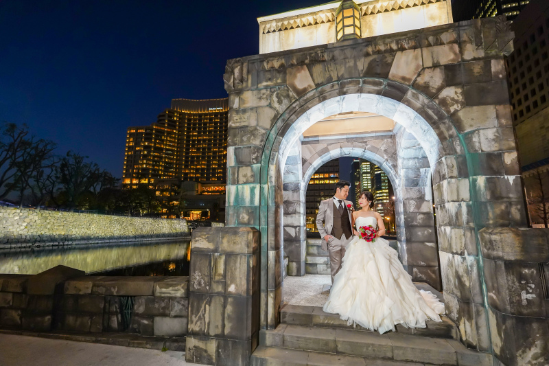 石造りで重厚なお写真