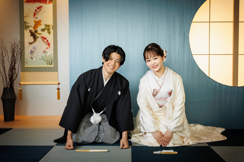 モダンスタジオで和装撮影♪