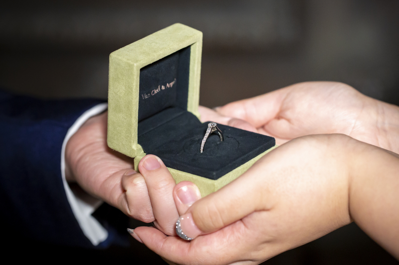 指輪を使用してのイメージショット