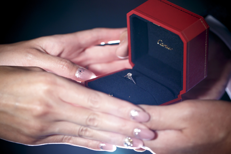 指輪を使ったイメージショット♪