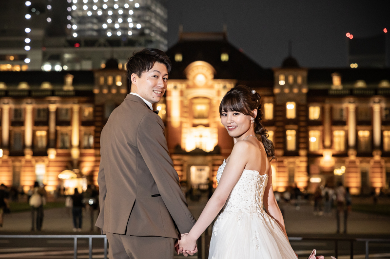 振り返ってニコッ♪