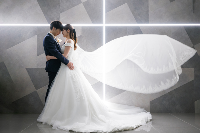 ベールが踊る、ふたりのリズム