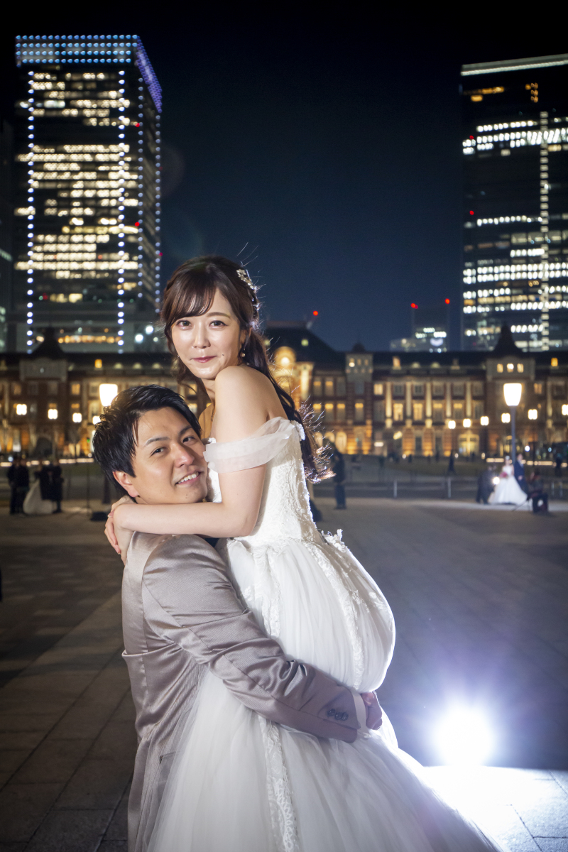 抱っこをしてのカメラ目線で