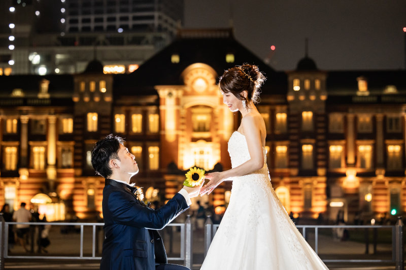 ヒマワリでプロポーズカット♡