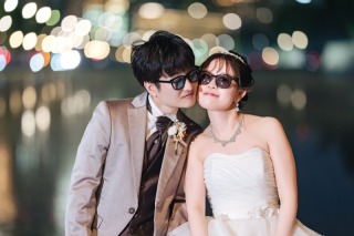 お気に入りのドレス2着で叶える叶えるスタジオ&ロケーション撮影