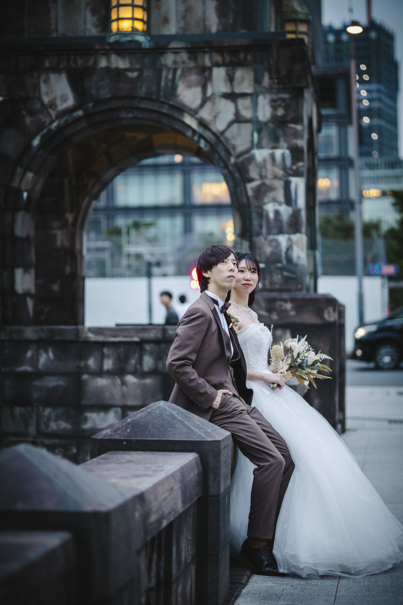 まだ明るい和田倉門で